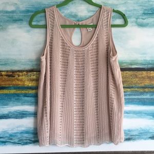 Mercer & Madison beaded tank/blouse